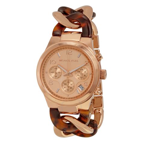 michael kors runway twist gold watch|Michael Kors oversized watch.